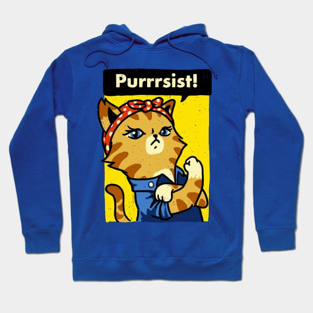 Purrrsist! Hoodie by vo_maria